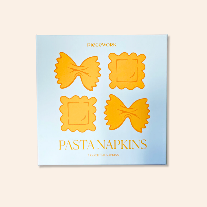 S/4 Cocktail Napkins - Pasta