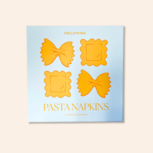 S/4 Cocktail Napkins - Pasta