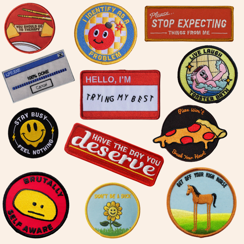 Retrograde Supply Co. Iron-On Patches