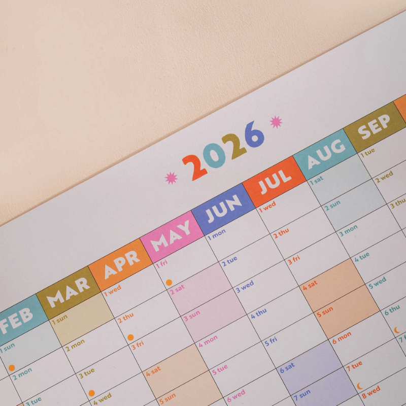 2026 Wall Calendar - Portrait