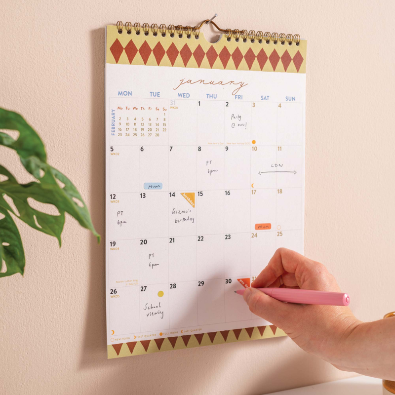 2026 Calendar - Boho Noveau