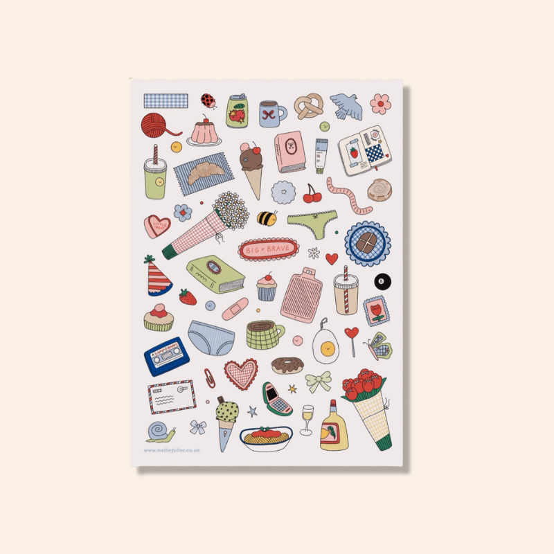 Sticker Sheet - Brave Girl