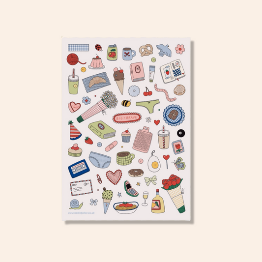 Sticker Sheet - Brave Girl