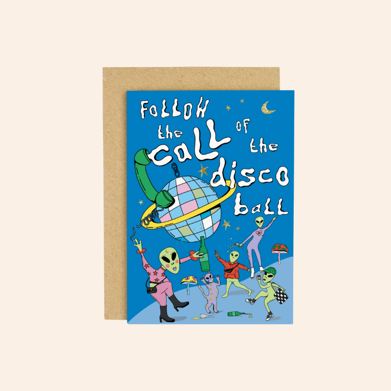 The Call of the Disco Ball Card