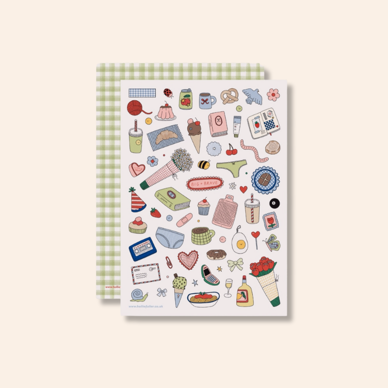 Sticker Sheet - Brave Girl