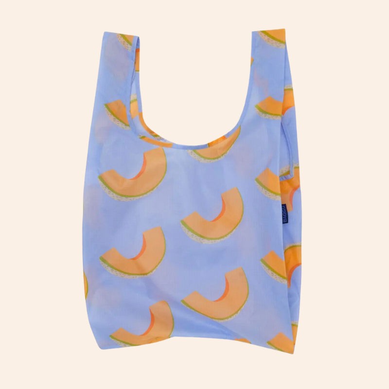 Baggu Reusable Bag - Cantaloupe Blue