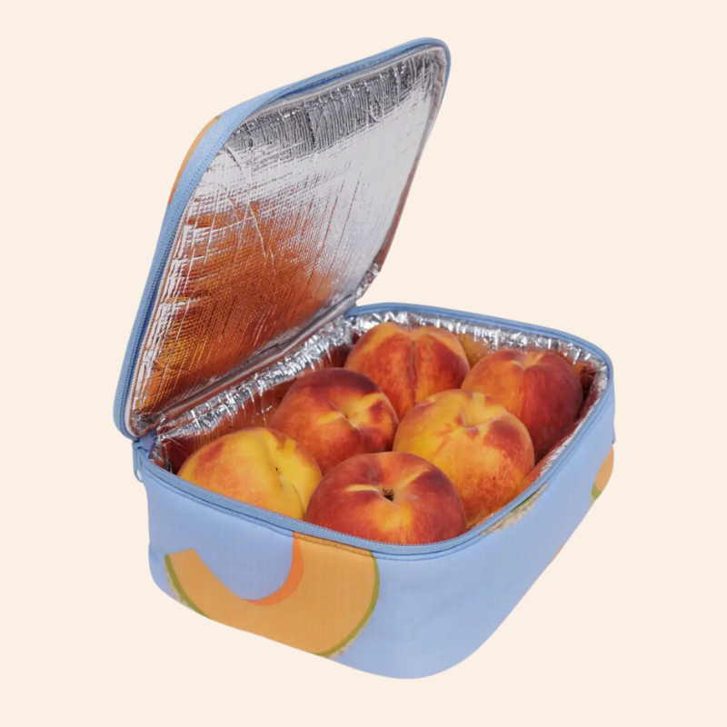 Baggu Lunch Box - Cantaloupe Blue