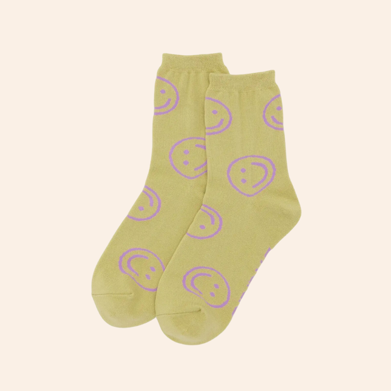 Baggu Happy Socks - Straw