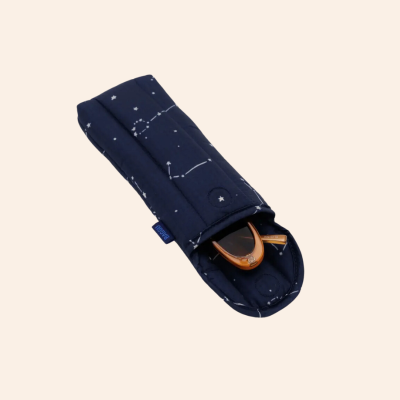 Baggu Puffy Glasses Sleeve - Constellation Midnight