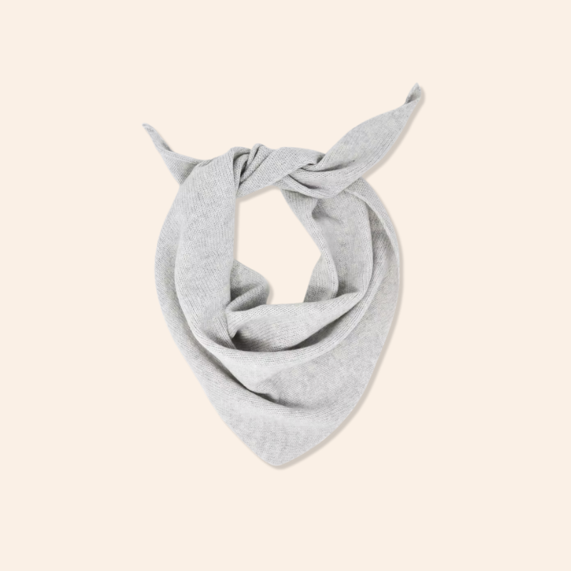 Triangle Neck Scarf - Silver