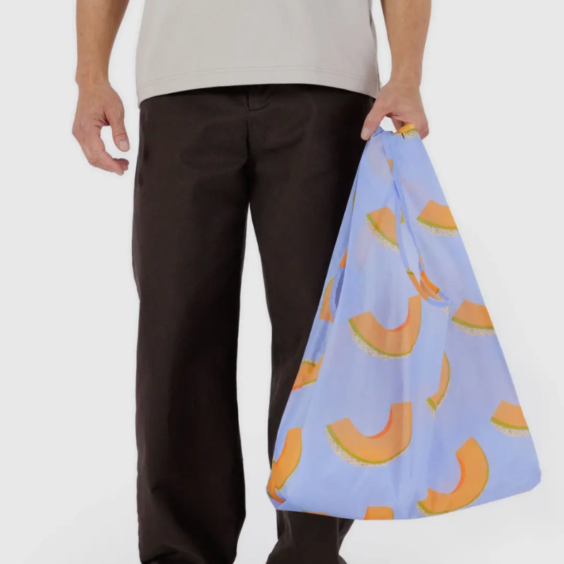 Baggu Reusable Bag - Cantaloupe Blue
