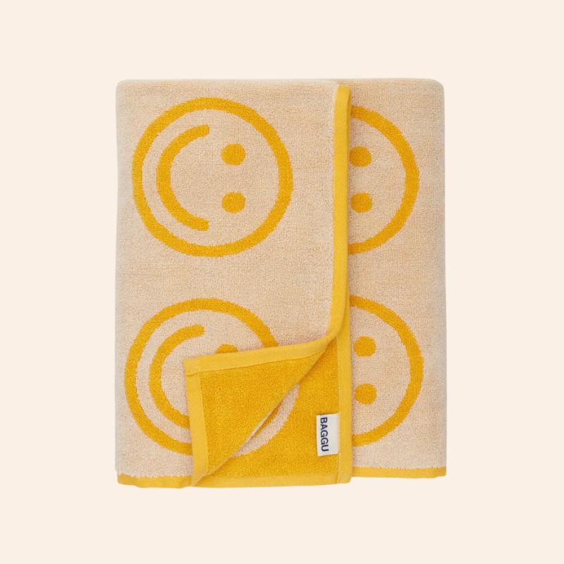 Baggu Bath Towel - Marigold Happy