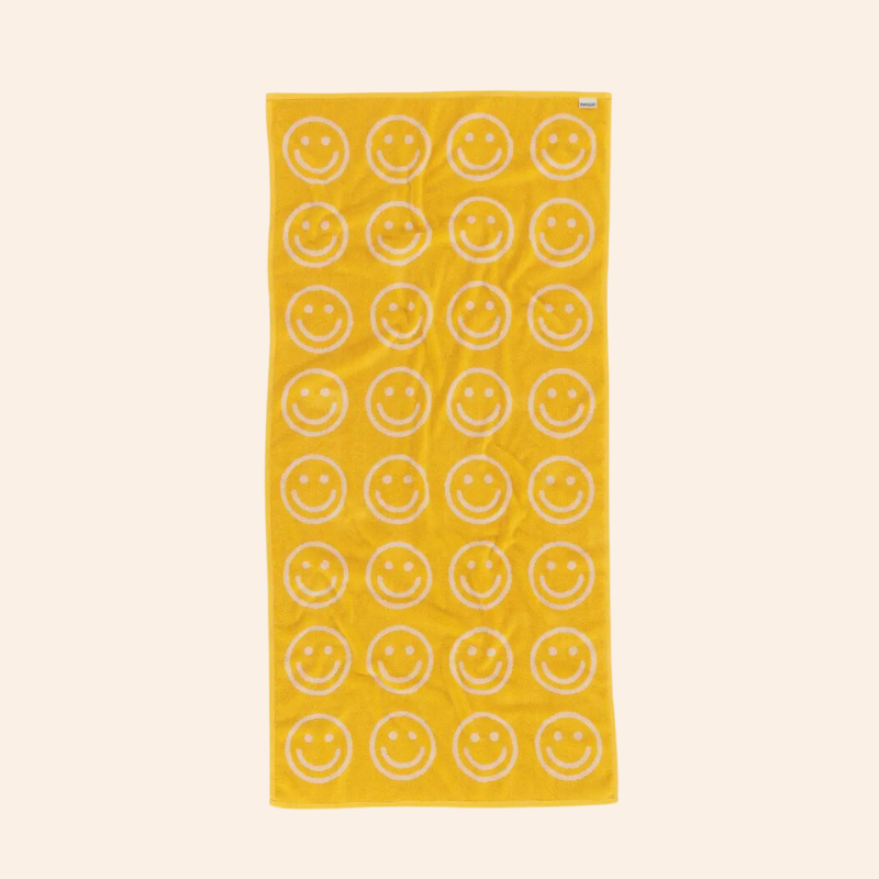 Baggu Bath Towel - Marigold Happy