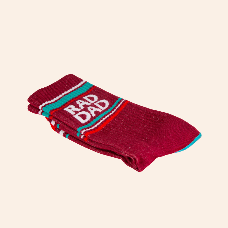 Ribbed Crew Socks - Rad Dad