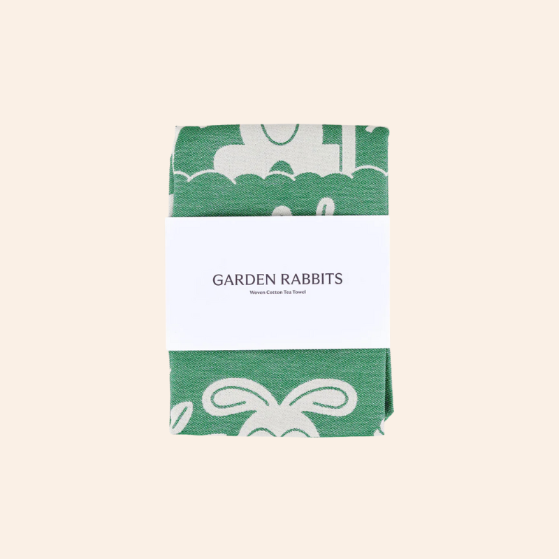 Tea Towel - Garden Rabbits