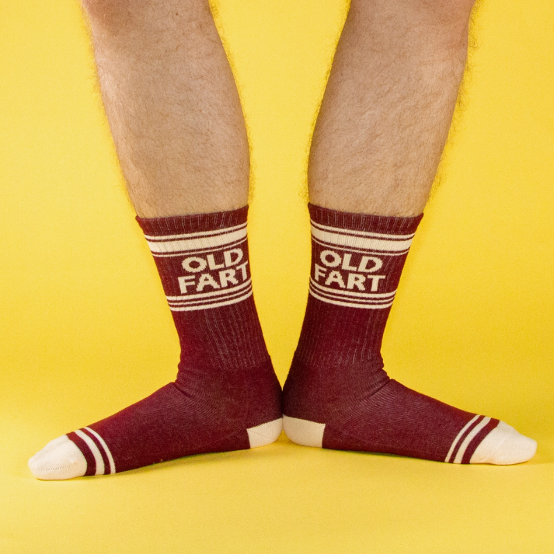 Ribbed Crew Socks - Old Fart