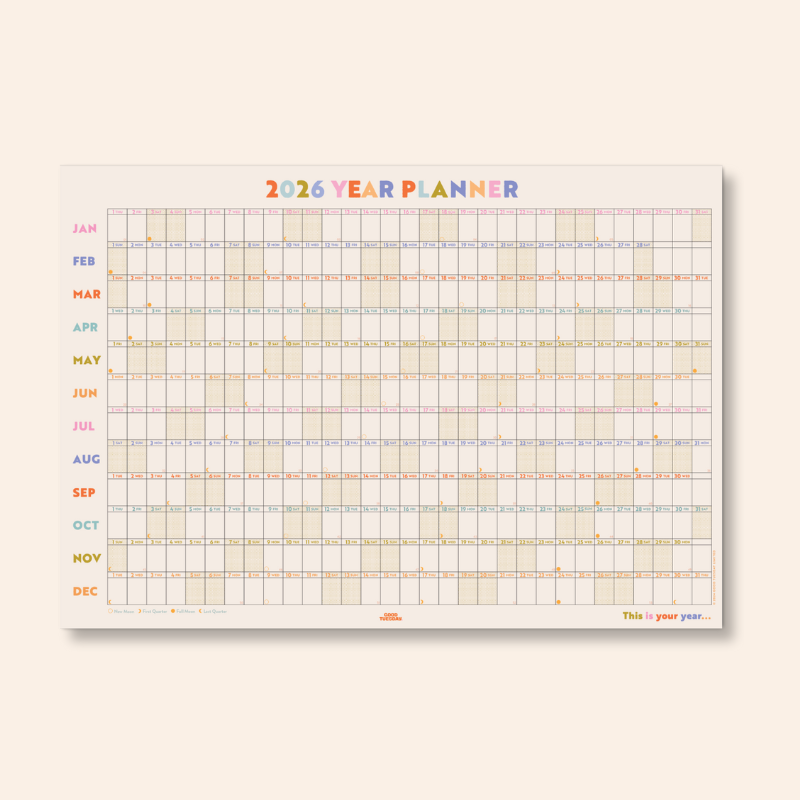 2026 Wall Calendar - Landscape