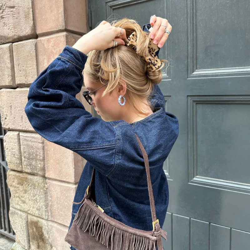 Mini Polka Dot Hoops