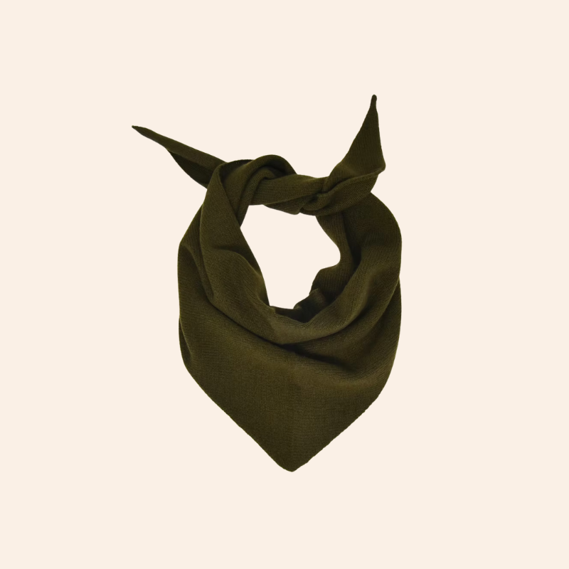 Triangle Neck Scarf - Military