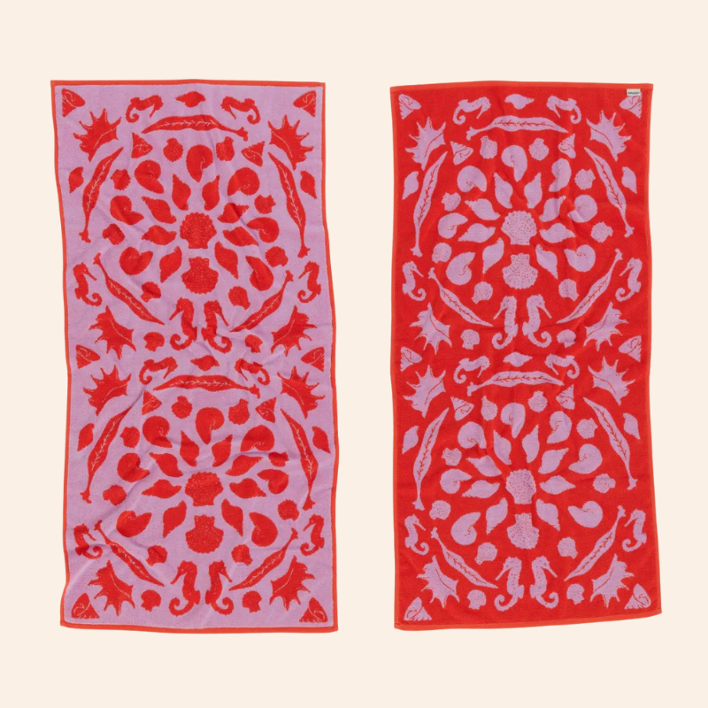 Baggu Bath Towel - Sea Shells