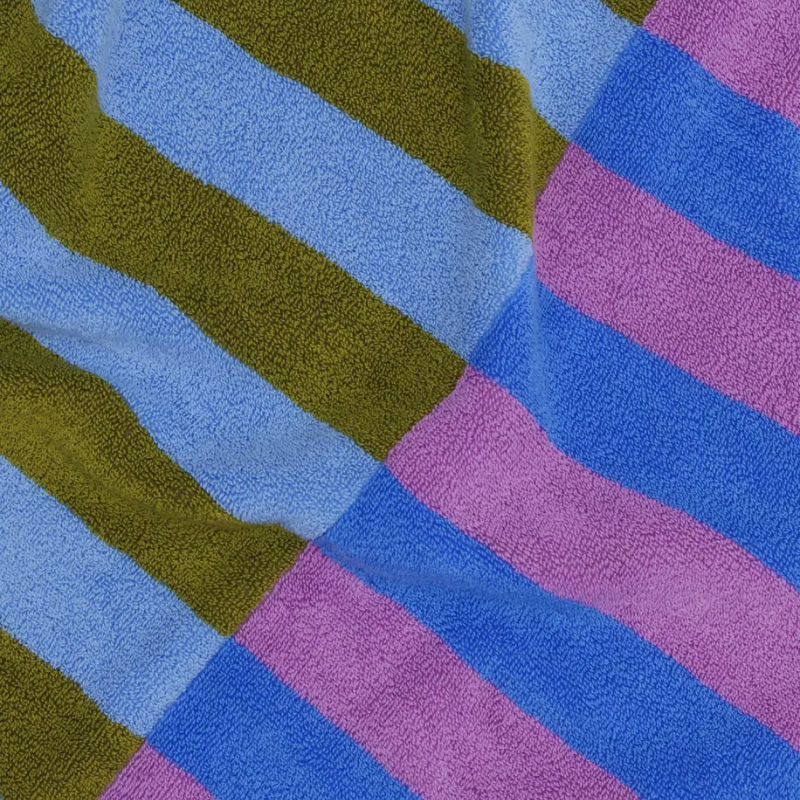 Baggu Bath Towel - Cabana Stripe Mix