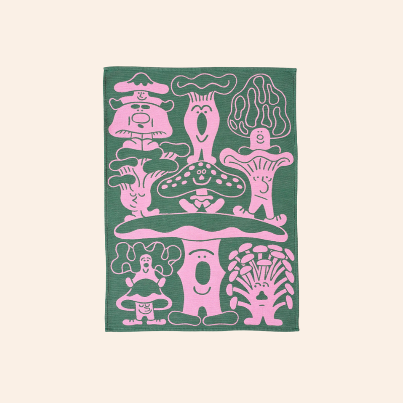 Tea Towel - Mushrooms