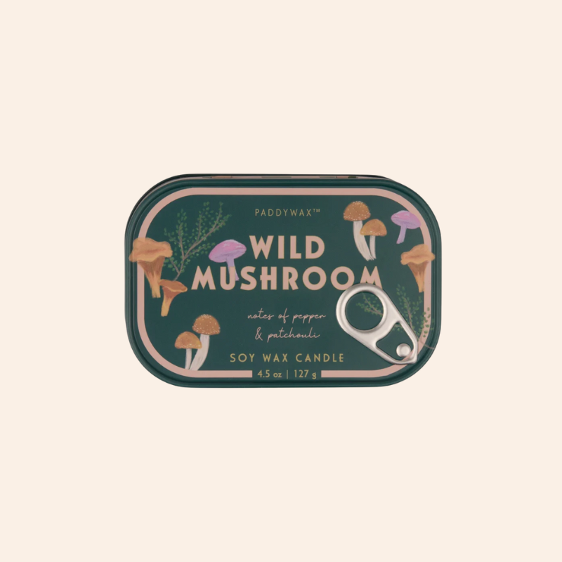 Tin Candle - Wild Mushroom