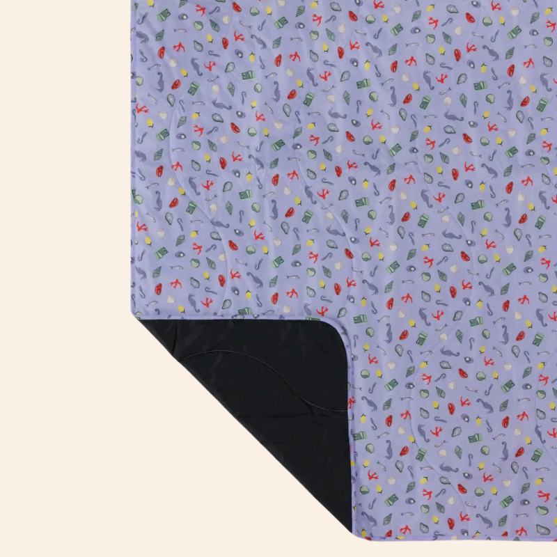 Baggu Puffy Picnic Blanket - Sea Charms