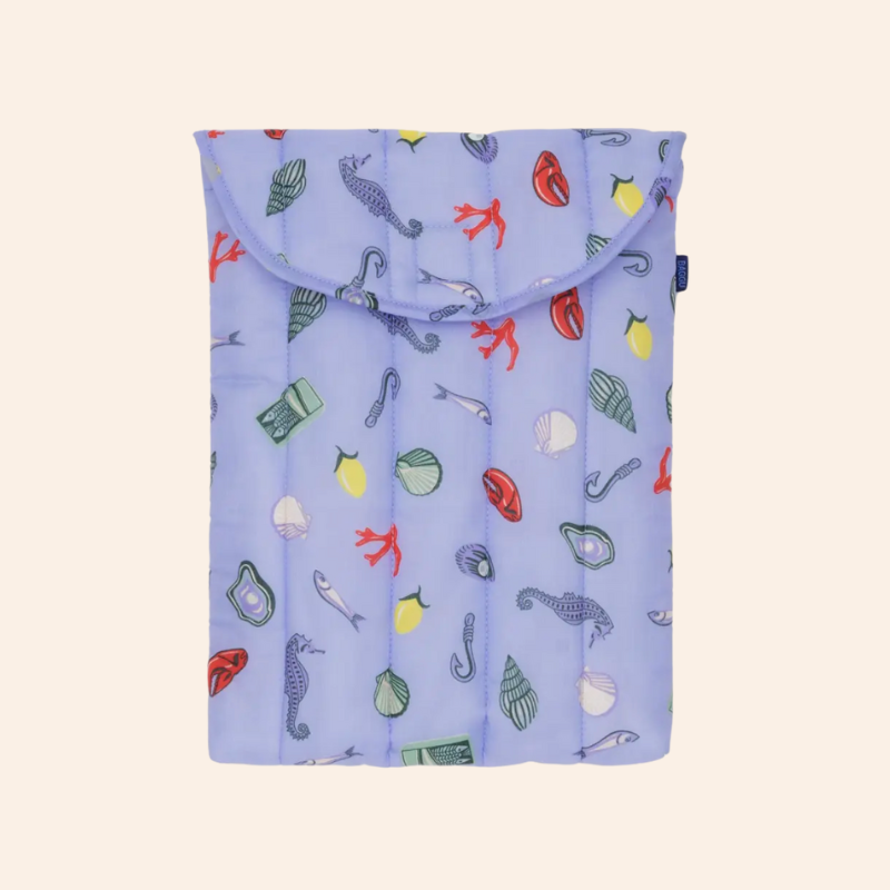 Baggu Laptop Sleeve - Sea Charms
