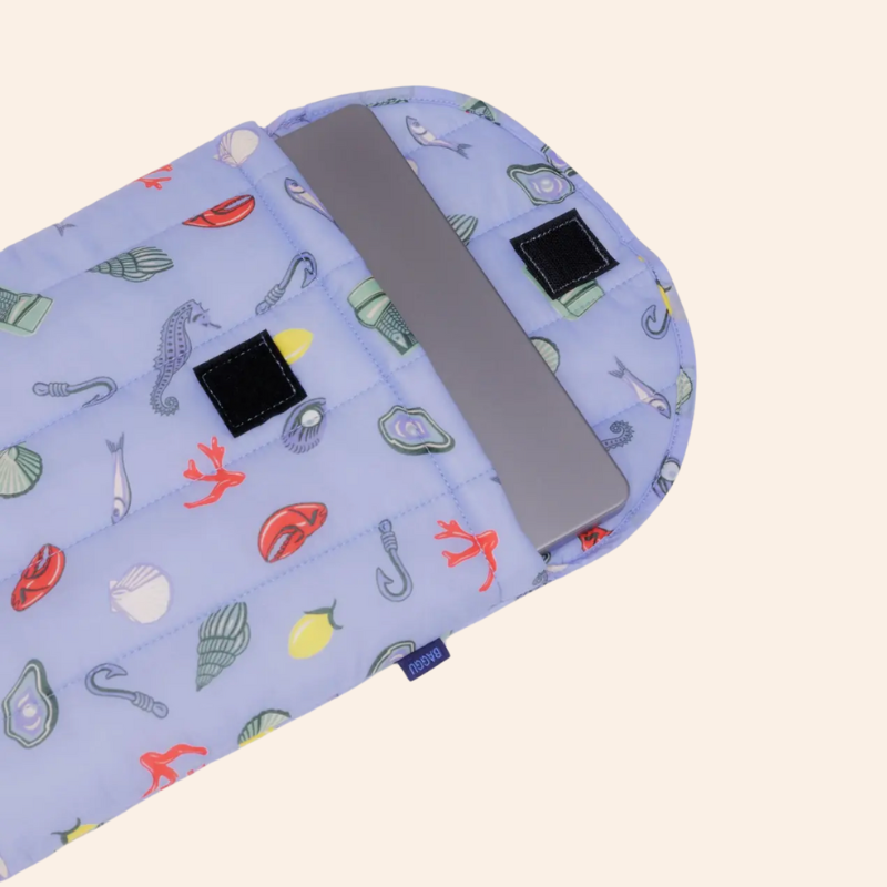 Baggu Laptop Sleeve - Sea Charms