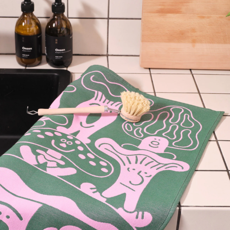 Tea Towel - Mushrooms