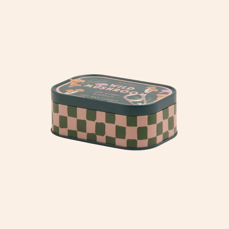 Tin Candle - Wild Mushroom