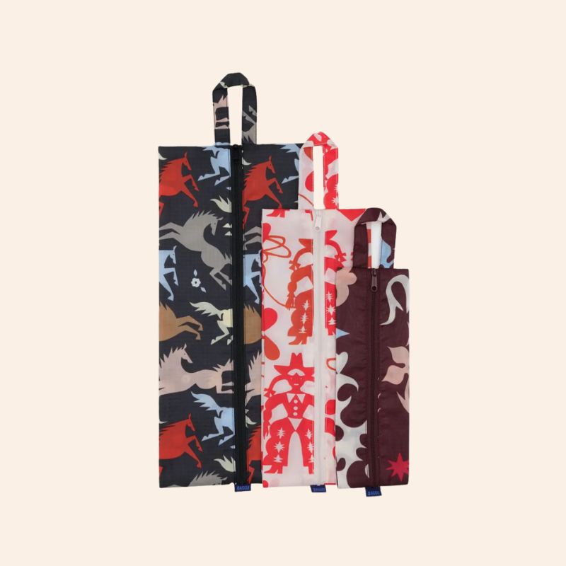 Baggu 3D Zip Set - Western Cut-Outs