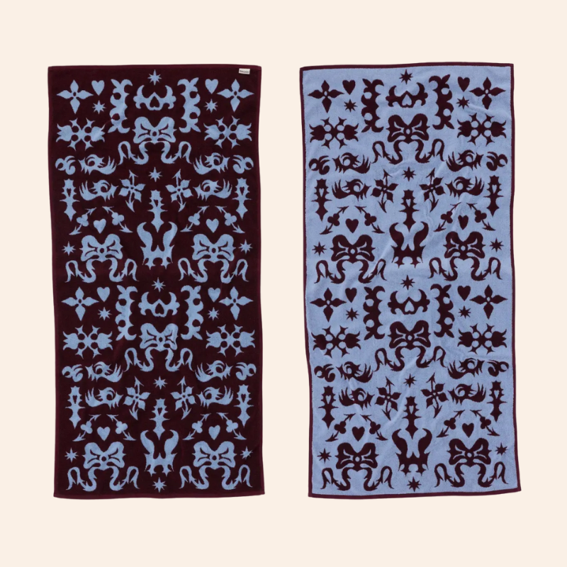 Baggu Bath Towel - Western Cut-Outs