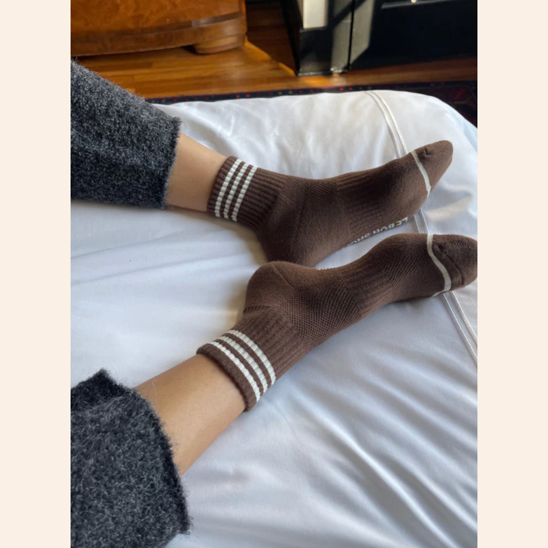 Girlfriend Socks - Mahogany