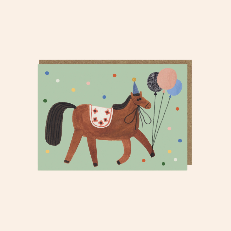 Party Horse Card