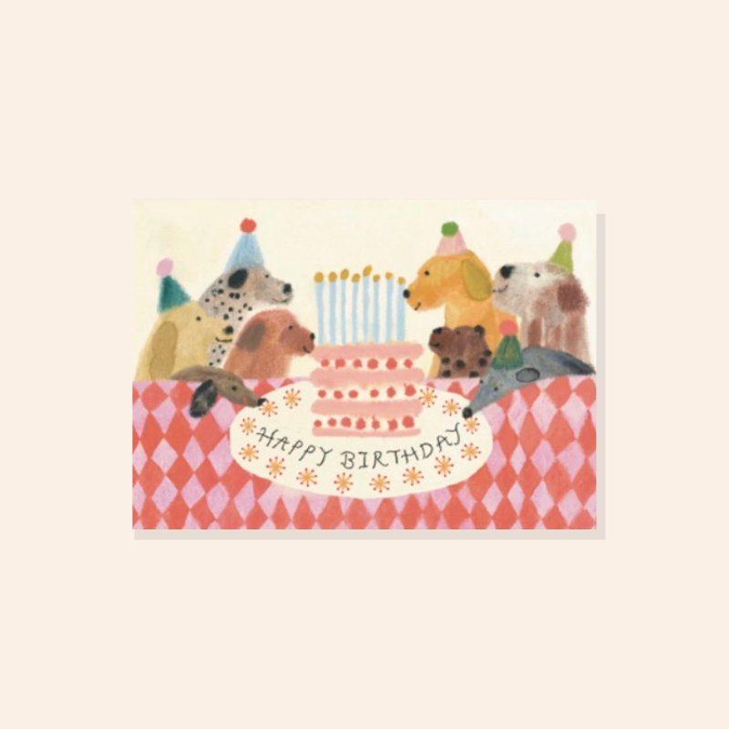 Dogs Party Card