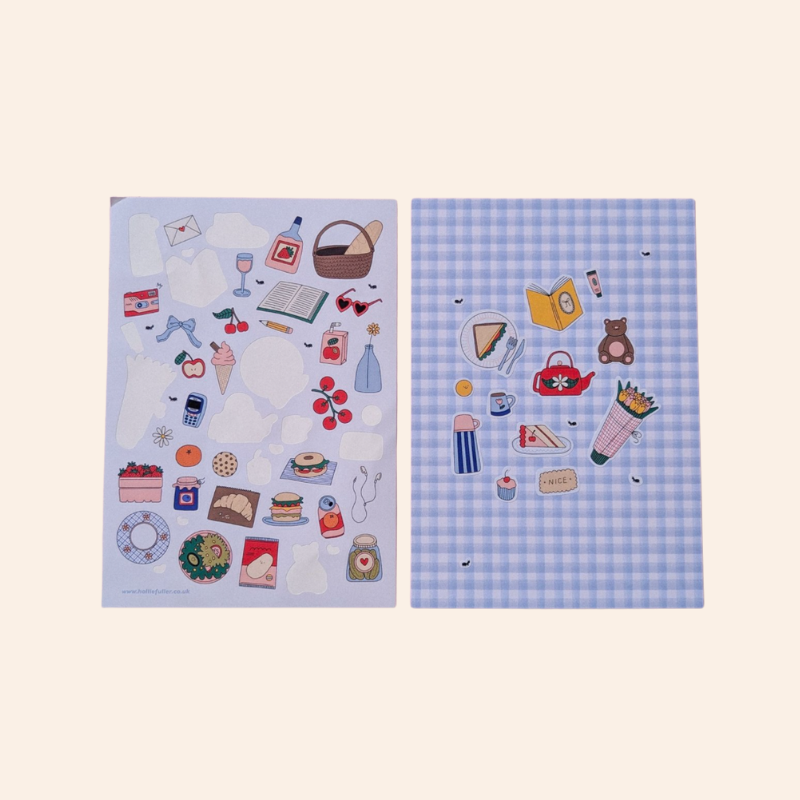 Sticker Sheet - Breakfast Table