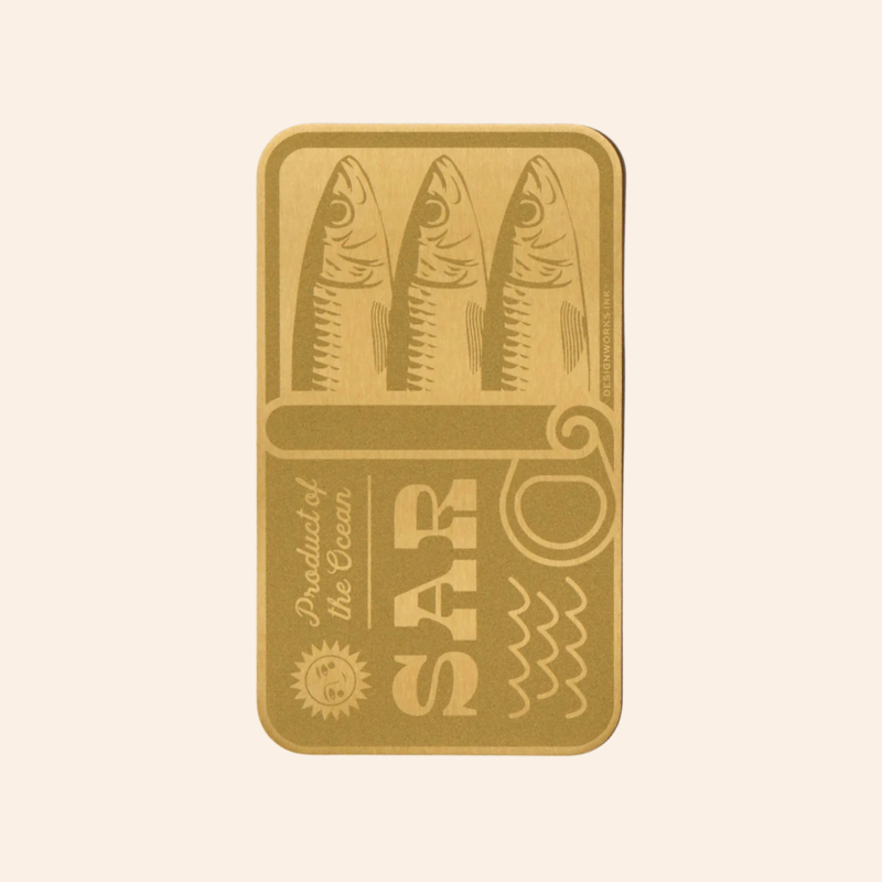Metal Bookmark - Sardines