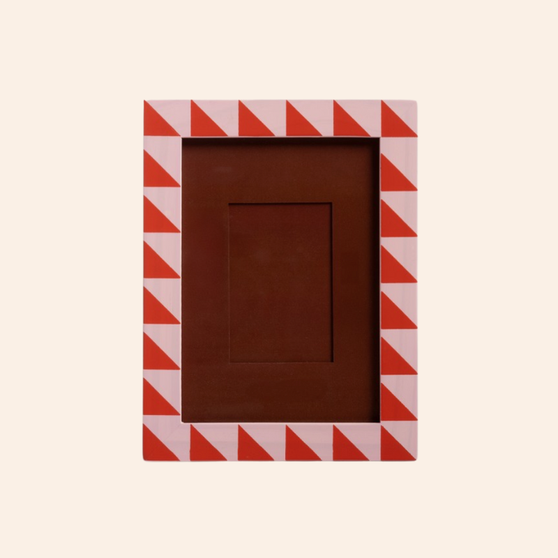 Photo Frame - Red Triangle