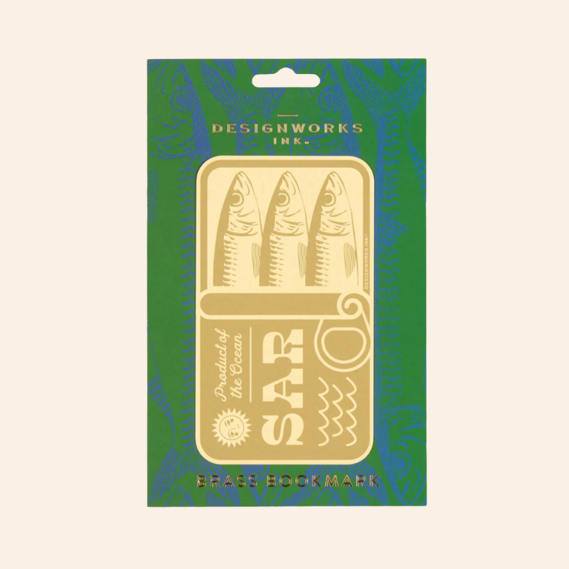Metal Bookmark - Sardines