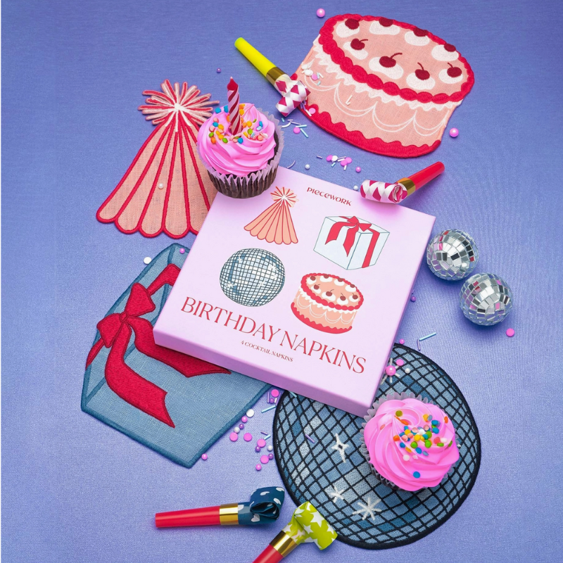 S/4 Cocktail Napkins - Birthday
