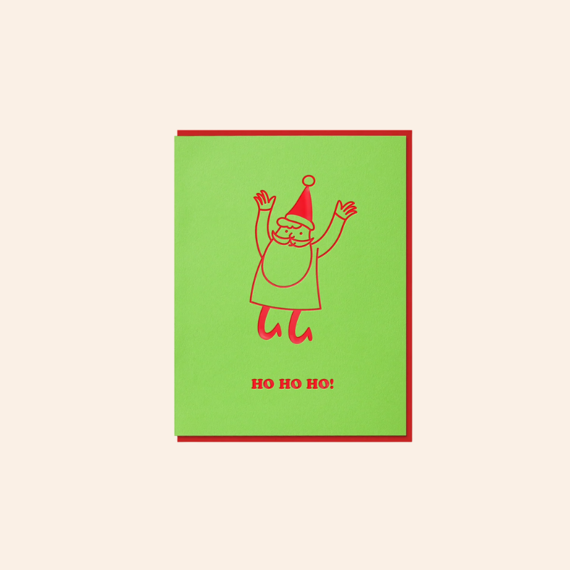 Ho Ho Ho Santa Card