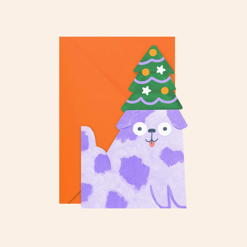 Christmas Dog Card
