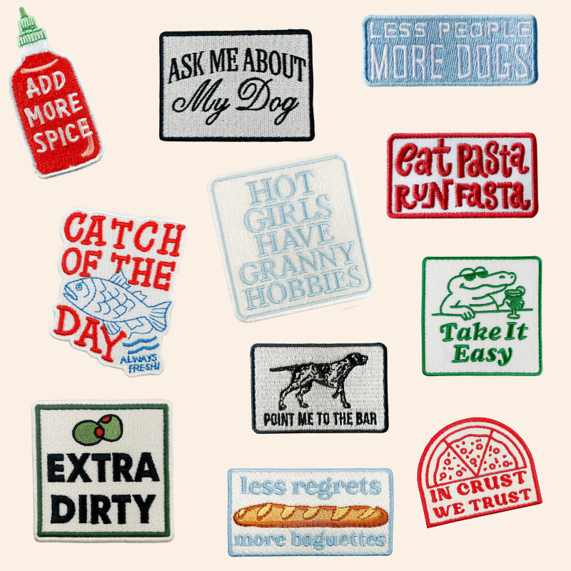 Field Trip Iron-On Patches