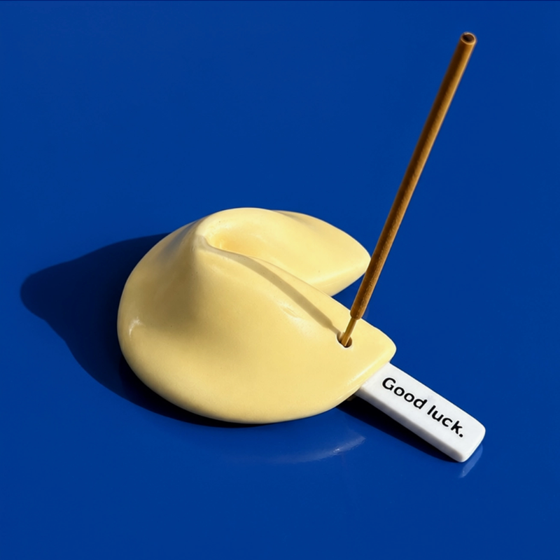 Fortune Cookie Incense Holder