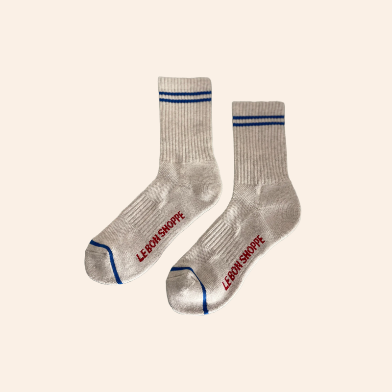 Boyfriend Socks - Ice