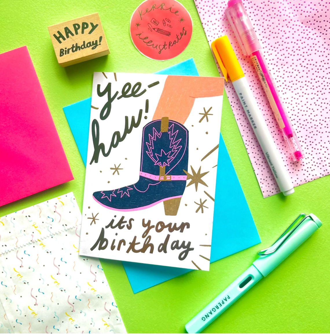 Yeehaw It's Your Birthday Card