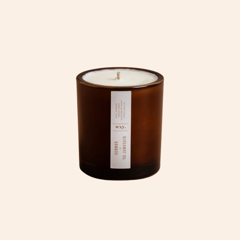 Amber Candle - Bamboo & Bergamot