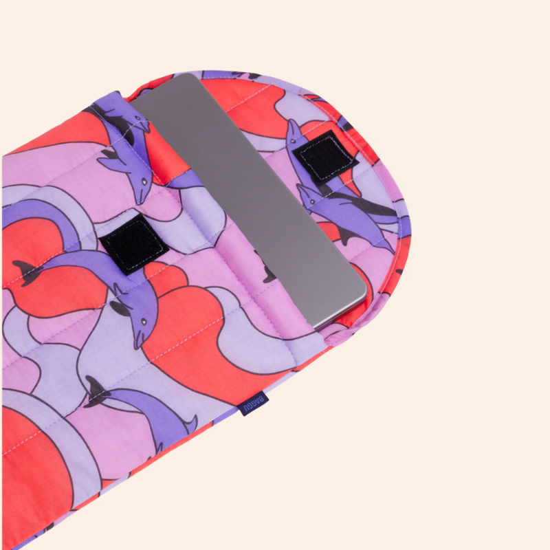 Baggu Laptop Sleeve - Dolphins